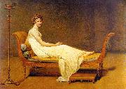 Jacques-Louis  David Portrait of Madame Recamier oil painting artist